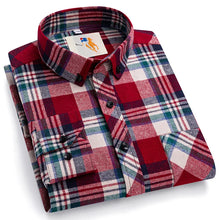 Load image into Gallery viewer, Classic Cotton Plaid Casual Shirt
