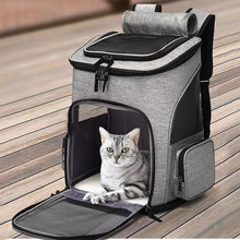 Load image into Gallery viewer, Breathable Pet Cat Carrier Backpack Foldable Pet Carrier Transport Travel Bag Expandable Large Capacity Creative for Cats Dogs
