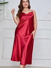 Load image into Gallery viewer, Plus Size Silk Slip Nightgown
