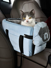 Load image into Gallery viewer, Pet Dog Cat Carrier Backpack Central Console Car Seat Travel Bag Portable Safety Booster Seat For Small Dogs Cats Outdoor Travel
