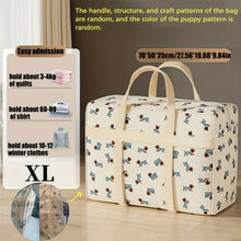 Load image into Gallery viewer, 1pc Foldable Luggage Organizer Bag with Cute Puppy Pattern,Large Capacity Space-Saving Travel Storage Bag,Durable Polyester bag
