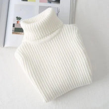 Load image into Gallery viewer, New Sweater Kids Sweaters Autumn Girls Turtleneck Sweaters 1-9Yrs Baby Boys Pullover Winter Knitted Bottoming Boys Sweaters
