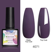 Load image into Gallery viewer, NAILCO 8ml Pink Red Colors Gel Nail Polish Nail Art Varnishes Gel Lacquer Coat LED Nails Manicure Design UV Gel Varnish Soak Off
