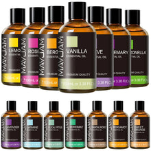 Load image into Gallery viewer, 100ML Pure Plant Essential Oil Mint Bergamot Patchouli Citronella Lemongrass Chamomile Cedarwood For Reed Diffuser Humidifier
