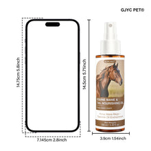 Load image into Gallery viewer, Horse Hair Care Oil 100ml - Mane Shine Essential Oil with Plant Ingredients Nourishing Coat Treatment Easy Carry for All Breeds
