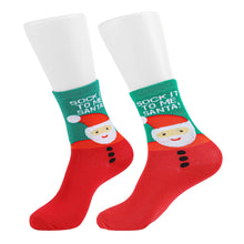 Load image into Gallery viewer, Festive Cotton Christmas Crew Socks

