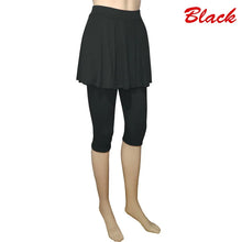Load image into Gallery viewer, Women Leggings Skirt Tennis Pants Spandex Sports Elastic Cropped Culottes Legins Yoga Pants Women's Sports Fitness Leggings
