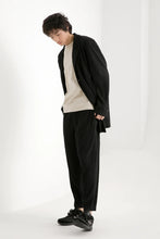 Load image into Gallery viewer, Japanese Pleated Streetwear Suit Pants
