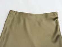 Load image into Gallery viewer, HH Skirts For Women 2024 Summer Solid Satin Sheath Long Skirt Female Show Curve Beach Outfits For Woman Mermaid Skirts
