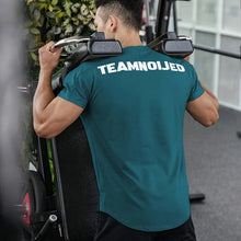 Load image into Gallery viewer, Men's Gym T Shirts Quick Dry Short Sleeve Summer Sports T-shirt Elastic Fitness Workout Tops Casual Bodybuilding Athletic Tee
