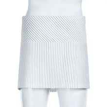 Load image into Gallery viewer, Women Low Waist Skirts Stripes A-line High Waist Skirt for Women Hips Spliced Short Skirt Ladies Bodycon Layered Mini Bottoms
