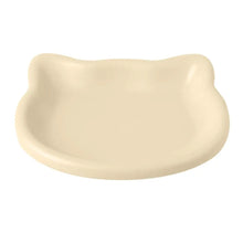 Load image into Gallery viewer, 1PC Cat-Shaped Pet Bowls, Pastel Color Cute Animal Design, Non-Slip Pet Food Dish, Ideal for Cats, Trendy Pet Accessory for Home
