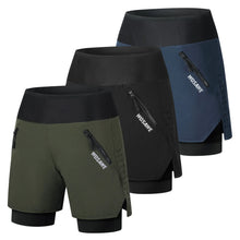 Load image into Gallery viewer, WOSAWE MTB Shorts Summer Men Cycling Shorts 2 in 1 Mountain Bike Padded Shorts Double Layer Downhill Bike Quick Dry Short Pants
