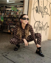Load image into Gallery viewer, Women Jumpsuit Y2K Streetwear Moon Print Jumpsuit Elastic Long Sleeve Round Neck Autumn Sexy Fashion Bodysuit
