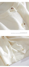 Load image into Gallery viewer, Korean V Neck Knit Cardigan
