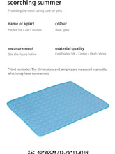 Load image into Gallery viewer, Pet Ice Mats Summer Cat Dog Sofa Nest Bed Cooling Sleeping Pad for Small Dogs Pets Durable Sofa Cooling Pad Blanket
