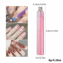 Load image into Gallery viewer, Nail Art Five-Petal Flower Dotting Tool, DIY Nail Design Brush, Acrylic Handle,  Professional &amp; Beginner Friendly, Portable
