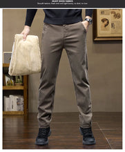 Load image into Gallery viewer, Winter Fleece Smart Casual Trousers
