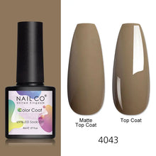 Load image into Gallery viewer, NAILCO 8ml Pink Red Colors Gel Nail Polish Nail Art Varnishes Gel Lacquer Coat LED Nails Manicure Design UV Gel Varnish Soak Off
