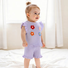 Load image into Gallery viewer, Toddler Girls Tank Top and Shorts Set
