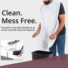 Load image into Gallery viewer, Men's Beard Shaving Bib - Clean Cape for Shaving and Grooming - Ideal for Care and Hygiene
