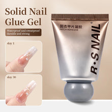 Load image into Gallery viewer, RSNAIL 30g Solid Nail Glue Gel Strong Adhesive for Press On Nails Nail Tip Glue No Damage to Nails 5min Fast Curing UV Nail Glue
