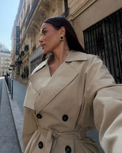 Load image into Gallery viewer, Women's Jacket 2026 New Spring Fashion Khkai Belted Short Jacket for Women Autumn Ladies Jacket Casaul Chic Women Outerwear
