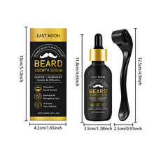 Load image into Gallery viewer, Beard Thickening Care Oil with Roller Ball 0.25mm Strengthen Hair Roots Nourishing Soften Beard Oil for Men Grooming Beard Care

