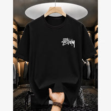 Load image into Gallery viewer, 2026 Summer New Women's T-shirts Luxury Printed Top Pattern Short Sleeve Hip Hop T-shirt Men's Clothing Women's Alphabet T Shirt
