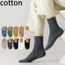 Load image into Gallery viewer, 5/10 pairs Cotton Men Socks Pack Breathable Sock Set High Quality Short Socks Black Ankle Short Gift For Man Size 39-44 Sox sock
