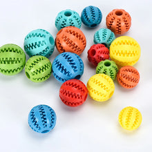 Load image into Gallery viewer, Pet Dog Ball Toys for Small Dogs Interactive Elasticity Puppy Chew Toy Tooth Cleaning Rubber Food Ball Toy Pet Stuff Accessories
