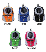 Load image into Gallery viewer, New Dog Pet Backpack Carrier Travel Bag Front Pack Breathable Adjustable with Safety Reflective Strips for Hiking Outdoor Cats

