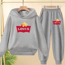 Load image into Gallery viewer, Kids Hooded Sportswear Set
