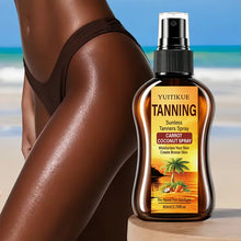 Load image into Gallery viewer, Portable Hydrating Self Tanning Mist Lightweight Fast Absorb Body Spray Create Soft Bronze Complexion For All Skin Tones
