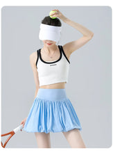 Load image into Gallery viewer, Women‘s Tennis Skirt Summer  High Waist Flared Golf Skirt with Built-in Shorts 2 in 1 Athletic Quick Dry Shorts Skirt Pickleball
