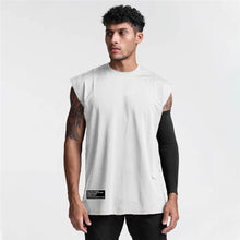 Load image into Gallery viewer, Gym Bodybuilding Tank Tops Mens Fitness Training Sleeveless Shirt Workout Muscle Vests Mesh Breathable Quick Dry Loose Singlets
