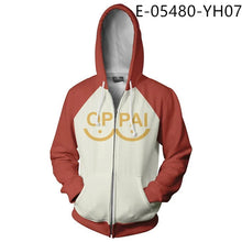 Load image into Gallery viewer, Coat Anime Saitama Oppai Hooded Hoodie Men Women Fleece Sweatshirt Fashion Harajuku Jacket Brand Clothes Cosplay Costume
