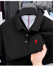 Load image into Gallery viewer, 100% pure cotton high-end brand men's short sleeve polo shirt summer fashion original pony embroidery golf Paul  casual T-shirt
