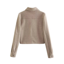Load image into Gallery viewer, HH Jackets For Womens Autumn Fashion Solid Front Pockets Button Long Sleeve Jacket Elegant Woman Casual Outerwear Coat
