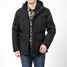 Load image into Gallery viewer, Waterproof Hooded Tactical Field Jacket
