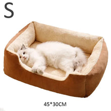 Load image into Gallery viewer, Bed for Cats Pet Products Cushions Kitten Goods Accessories Dog All Houses Supplies Things Accessory Habitats Basket House Beds
