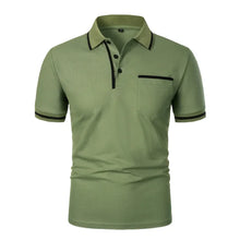Load image into Gallery viewer, Slim Breathable Summer Pocket Polo
