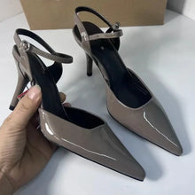 Load image into Gallery viewer, High Heels Women's Shoes for Business Elegant Pointed Toe Patent Leather Daily Office Stilettos Designer Summer Ladies Sandals
