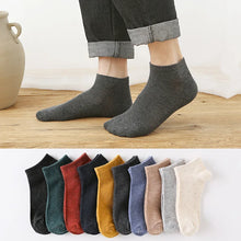 Load image into Gallery viewer, Men’s Cotton Ankle Socks 5-Pair Pack
