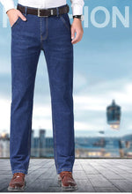 Load image into Gallery viewer, 2025 Men's Jeans Casual Stretch Classic Blue Black Denim Pants Men's Texture Jeans Versatile Item Interprets Denim Fashion offic
