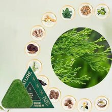 Load image into Gallery viewer, Arborvitae Leaf Shampoo Soap Handmade Natural Herbal Scalp Itching Relief Promote Hair Growth Prevent Hair Loss And DandruffSoap
