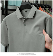 Load image into Gallery viewer, Men's 100% Cotton Polo Shirt - Summer Casual Breathable Tee,19 Colors,Ideal for Golf and Sports,Business Casual,Silk-Like Finish
