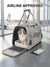 Load image into Gallery viewer, Airline Approved Pet Carrier Soft Sided Cat Dog Travel Bag Breathable Mesh Portable Foldable Puppy Kitten Transport Pouch Under
