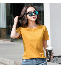 Load image into Gallery viewer, MRMT 2026 Brand New Women's Casual T-shirt White Pure Cotton Quality Short Sleeve Loose Women Fashion Tops Women T shirts Tees

