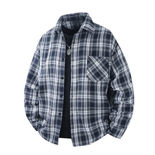 Load image into Gallery viewer, Plaid Flannel Casual Long Shirt

